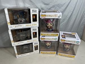 6 New Captain Hook and Harry Potter Funko Pop Collectibles