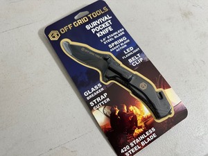 New Survival Pocket Knife with LED Light