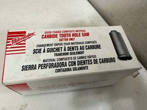 New Milwaukee Carbide Tooth Hole Saw 2