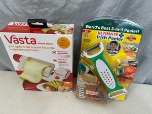 New Irish Peeler and Vasta Veggie Slicer