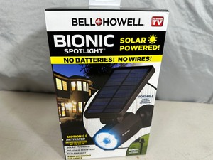 New Solar Powered Motion Activated Spotlight