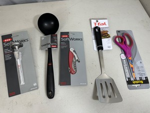New Kitchen Untensils, Scissors, Corkscrew