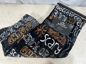New Halloween Plush Throw Blanket