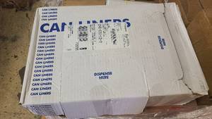 Large case of can liners