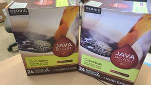 2 Boxes of Columbian k-cup coffee