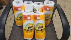 6-pack of Bounty Essential Paper Towel rolls