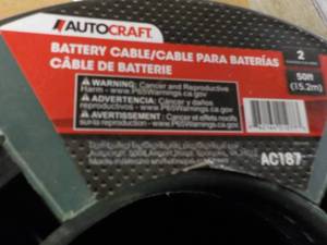 Auto Craft Battery Cable AC187 - 50...
