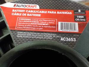 Auto Craft Battery Cable AC3653 1 -...