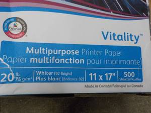 Vitality 2500 Sheets 11 x 17 Multi...