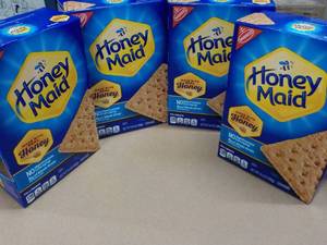 4 Boxes Honey Maid Graham Crackers ...