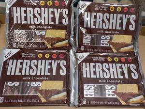 4 pkgs Hersheys Full Size Candy Ba...