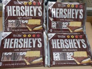 4 pkgs Hersheys Full Size Candy Ba...