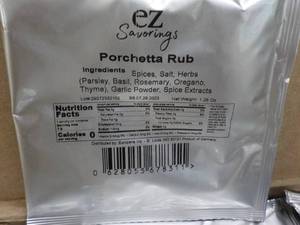 85 packets EZ Savorings Porchetta ...