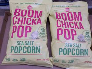 2 Boom Chick A Pop Sea Salt Popcorn...
