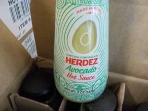 12 Herdex Avocado Hot Sauce 5 oz Bo...