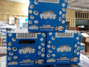 3 boxes Stuffed Puffs Filled Marshm...