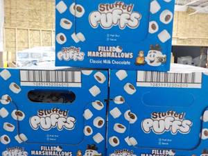 3 boxes Stuffed Puffs Filled Marshm...