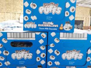 3 boxes Stuffed Puffs Filled Marshm...