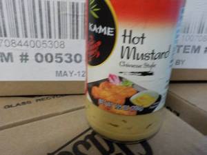 12 KAME Hot Mustard - 7.25 oz jars...