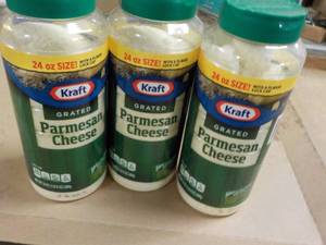 3 - 24 oz Kraft Grated Parmesan Che...