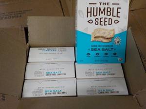 6 Boxes The Humble Seed Sea Salt Cr...