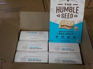 6 Boxes The Humble Seed Sea Salt Cr...