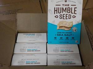 6 Boxes The Humble Seed Sea Salt Cr...
