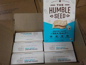 6 Boxes The Humble Seed Sea Salt Cr...
