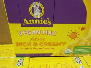 12 boxes Annies Vegan Mac and Chee...