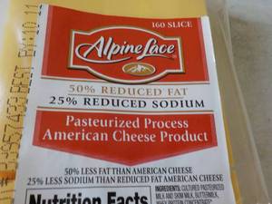 5 lb Alpine Lace American Cheese Sl...