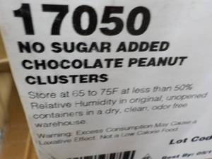 6 Bags No Sugar Added Chocolate Pea...