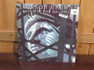 lot 156 image: Jackson Browne - Lives in the Balance - 1986 - Vinyl Record - SEALED