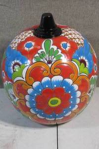 lot 48 image: Large Ceramic Tiki Torch Orb