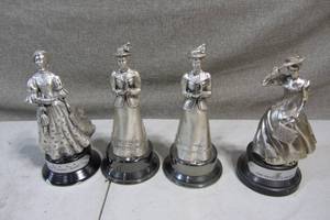 lot 111 image: Set of 4 Avon Annual Award Trophies-Victorian Style