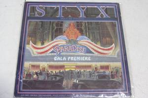 lot 257 image: Styx-Paradise Theatre-1981-LASER ETCHED-Vinyl LP Record