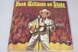lot 272 image: Hank Williams-On Stage Recorded Live-1962-Vinyl LP Record