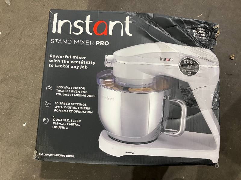 Instant 7.4qt 10 Speed Stand Mixer Pro - Pearl White