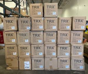 lot 29 image: LOT OF 26 TRX Training 10 lbs. Slam Ball Weighted Textured Tread Slip Resistant Rubber Ball for High Intensity Full Body Workouts