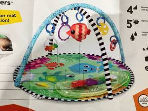 lot 200 image: Baby Einstein 2-in-1 Water Play Mat & Activity Gym - Sea Floor Explorers