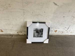 lot 126 image: MCS East Village Black 12 x12 Inch Matted to 6 x 6 Inch Frame