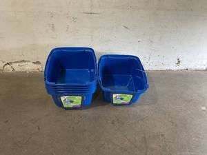 lot 129 image: LOT OF 6 Van Ness Pets Odor Control Extra Large Litter Box Hoods