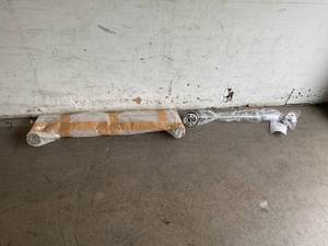 lot 131 image: Allied Brass 30-Inch Satin Brass Double Towel Bar and Moen Eva 24 Inch Brushed Nickel Grab Bar