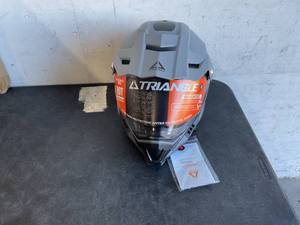 lot 252 image: TRIANGLE Full Face Motorcycle Helmet Dual Sport Off-Road Motocross Helmet