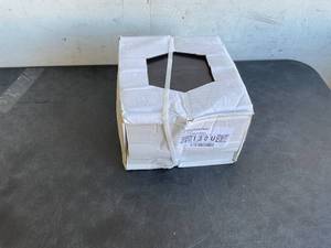 lot 265 image: Case of 9 x 10.5 Inch Matte Black Hexagon Floor Tile