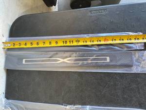 lot 273 image: Set of 6 Carbon Fiber Car Kick Plates