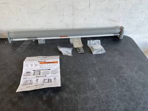 lot 291 image: PRObebi 55 Inch Extra Wide Grey Retractable Baby Gate