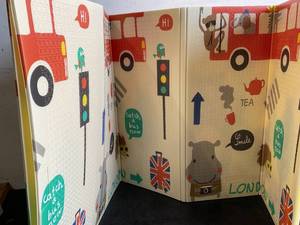 lot 378 image: Mergren London Portable Extra Large Foldable Play Mat with Carry Bag