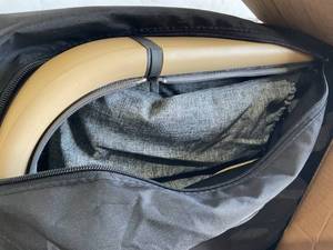 lot 381 image: Yamesmile Baby Bassinet Bedside Sleeper Portable Crib with Mattress Pad and Carry Bag