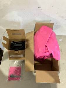 lot 344 image: Gymnastic Inflatable Pink Air Roller Barrel