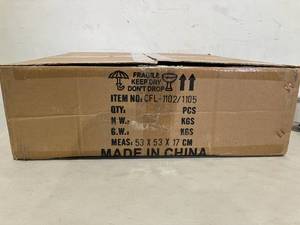 lot 51 image: LUDOMIDE 20 Inch Black Ceiling Fan with Lights and Remote